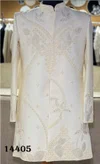 Cream Outluk Vol 144 Designer Heavy Armani Mens Indo Western 14405